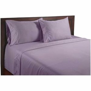 Cindy Crawford Bedding Purple Soft Satin Bed Sheets Set Poshmark